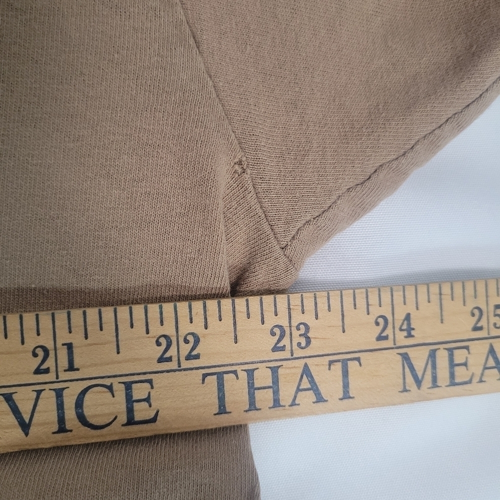 VTG 1990'S Wolf Wolves Print Single Stitch Tshirt Made USA Size XL Tan - Picture 12 of 13